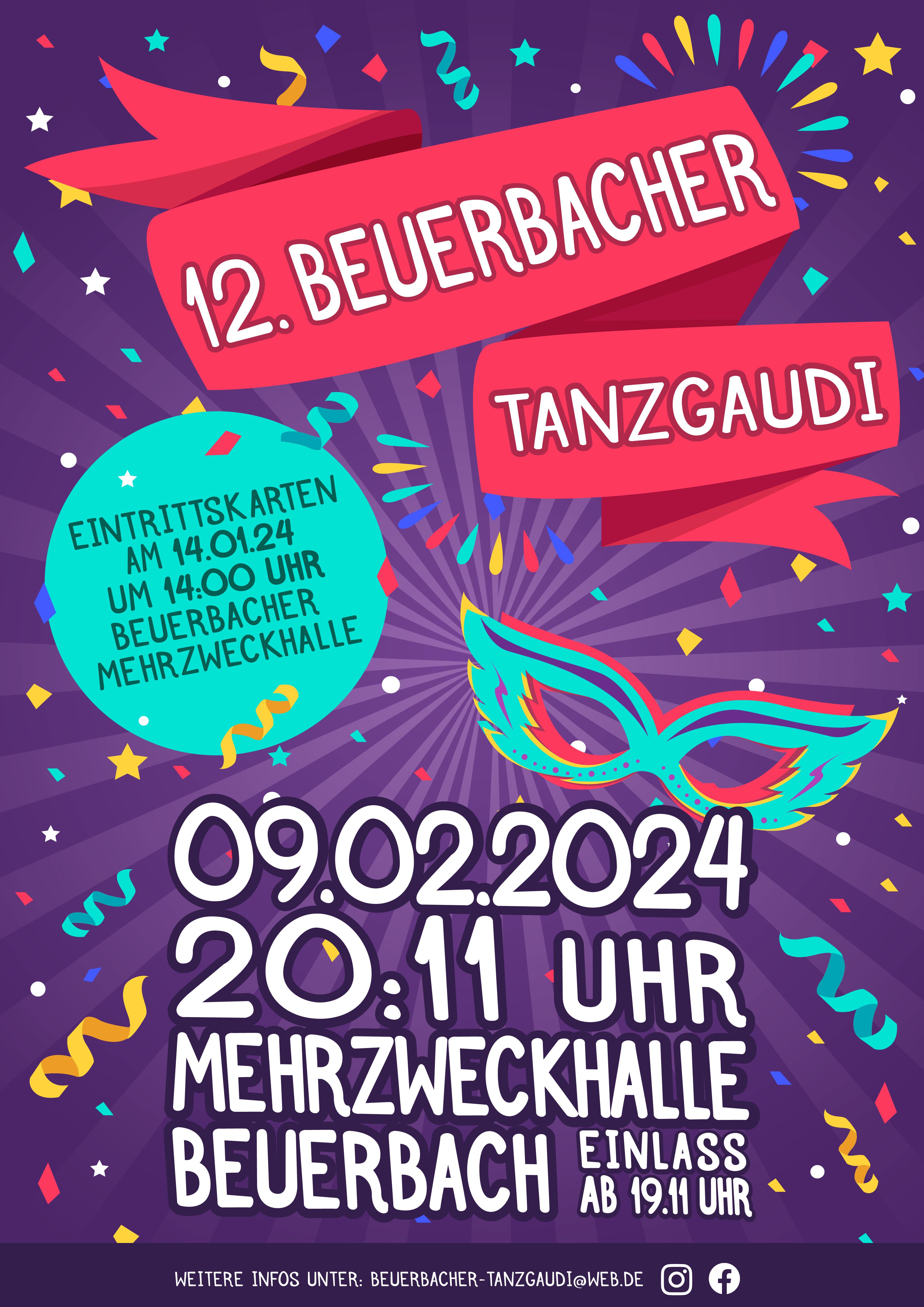 Beuerbacher Tanzgaudi am 09.02.2024